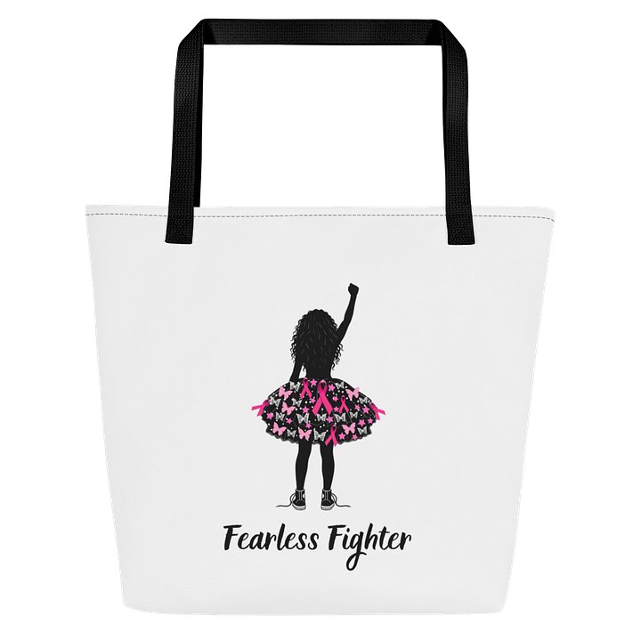 Breast Cancer - Fearless Fighter Tote Bag product image (1)