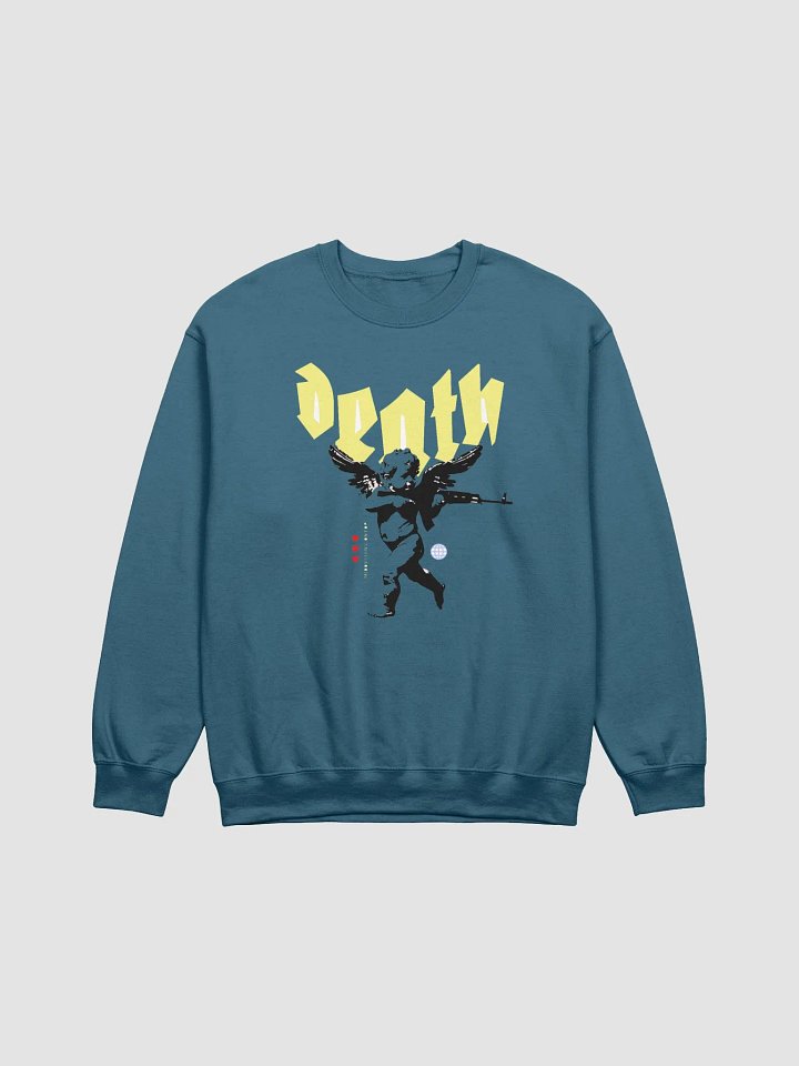 Winged Figure Death Artistic Crewneck product image (4)