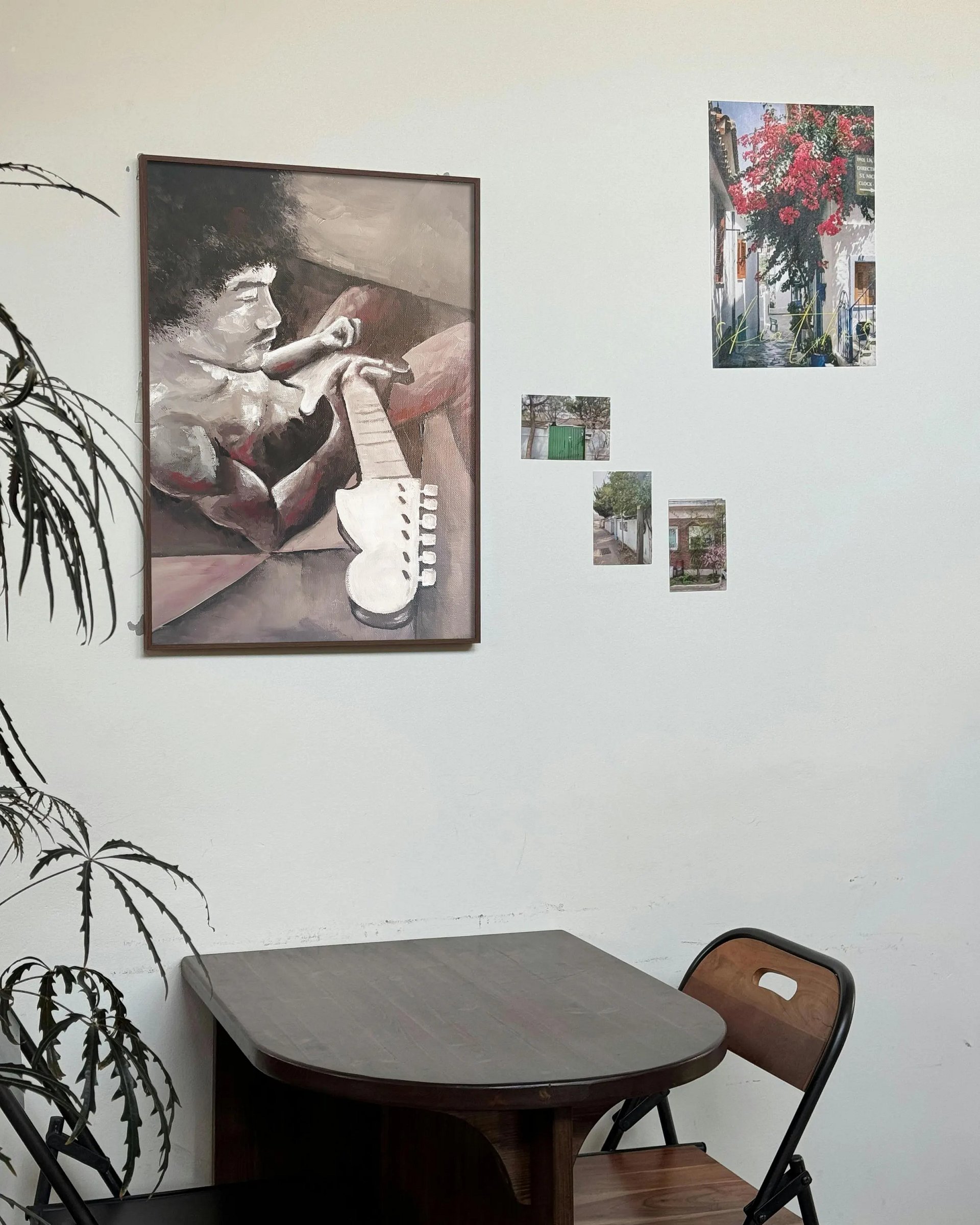 Grey Guitar Print product image (3)
