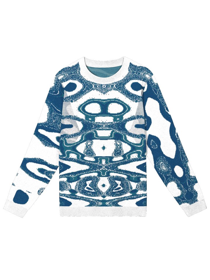 Blue Vortex | Knitted Crewneck product image (1)