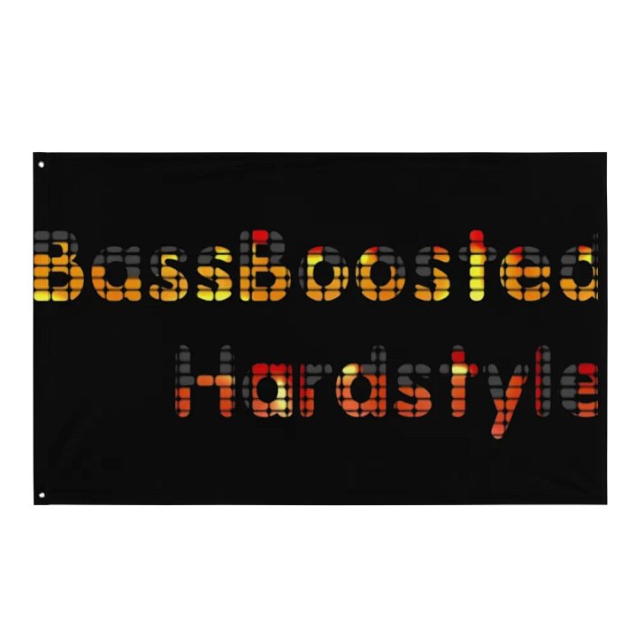 BassBoostedHardstyle Flag product image (1)