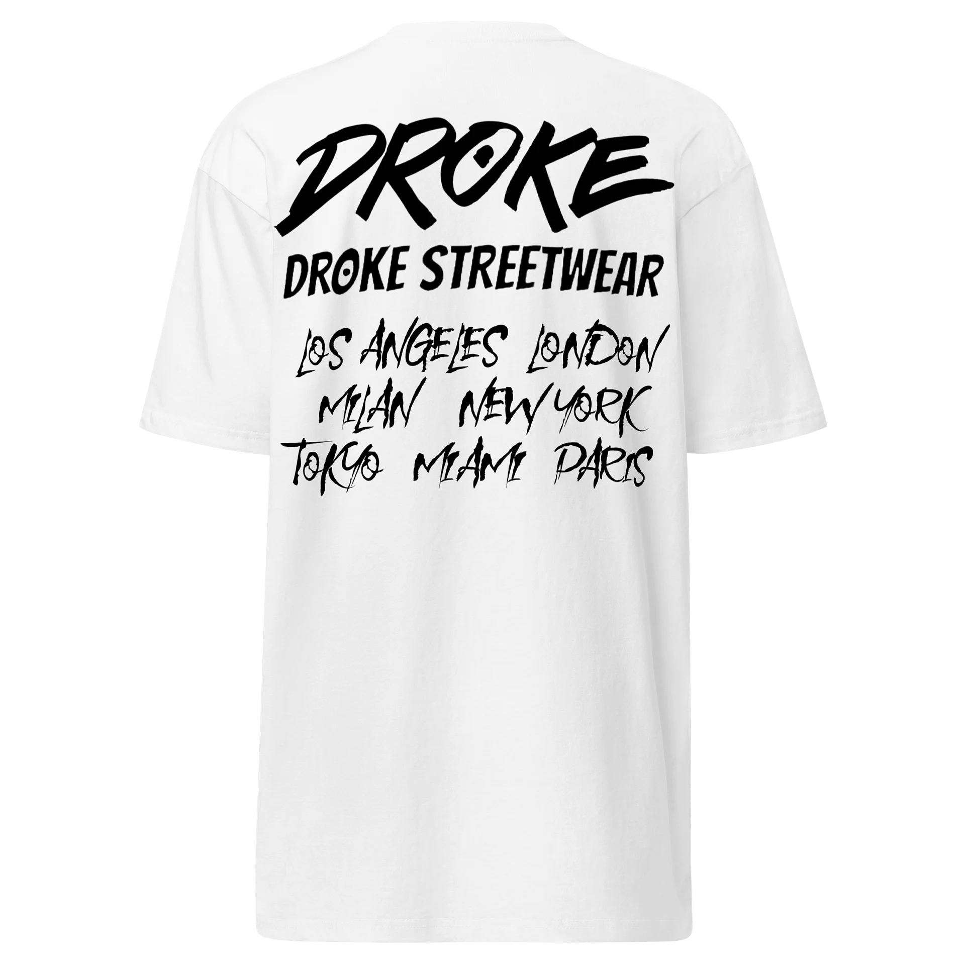 DROKE - D-DS Worldwide Black Logo T-shirt product image (5)