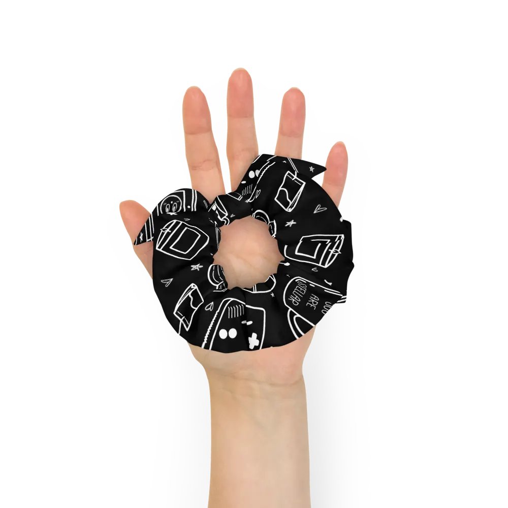 Dark Doodle Scrunchie product image (7)