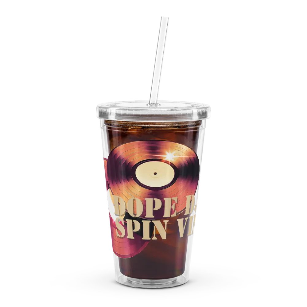DOPE DJS SPIN VINYL Double Wall Tumbler product image (7)