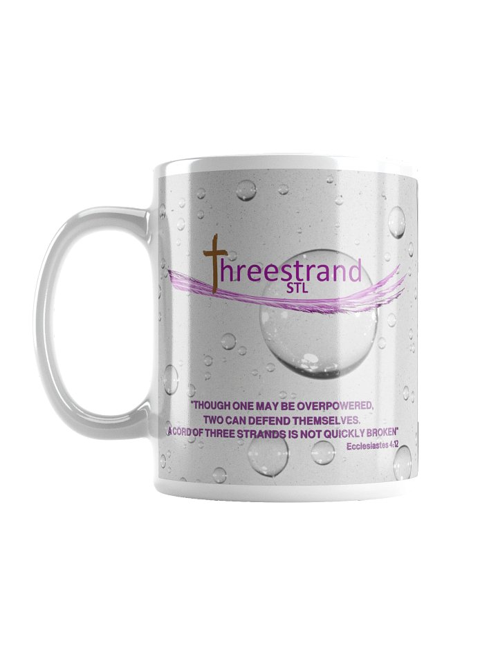 Threestrand White Glossy Mug product image (2)