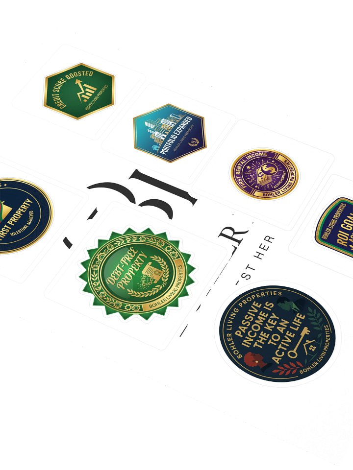 The Bohler Living Accomplishment Stickers product image (2)