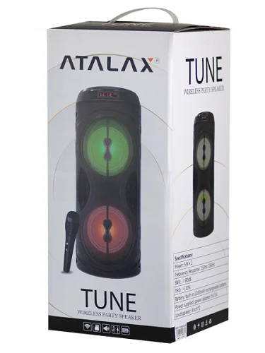 Atalax Tune TWS Wireless Bluetooth Party Speaker - Portable LED Audio product image (2)