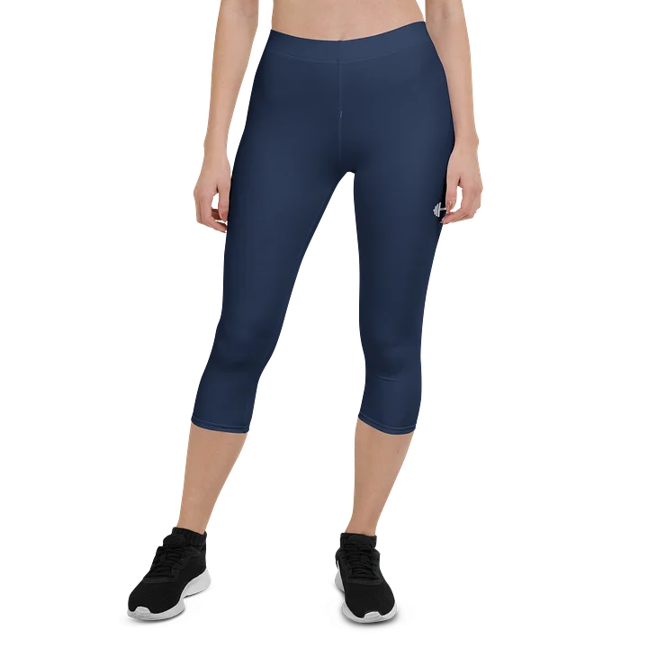 His House Womens Performance Crop Leggings - Navy product image (1)