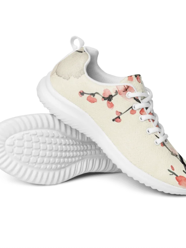 Japanese Cherry Blossom Women's Athletic Shoes | Sakura Floral Sneakers product image (3)
