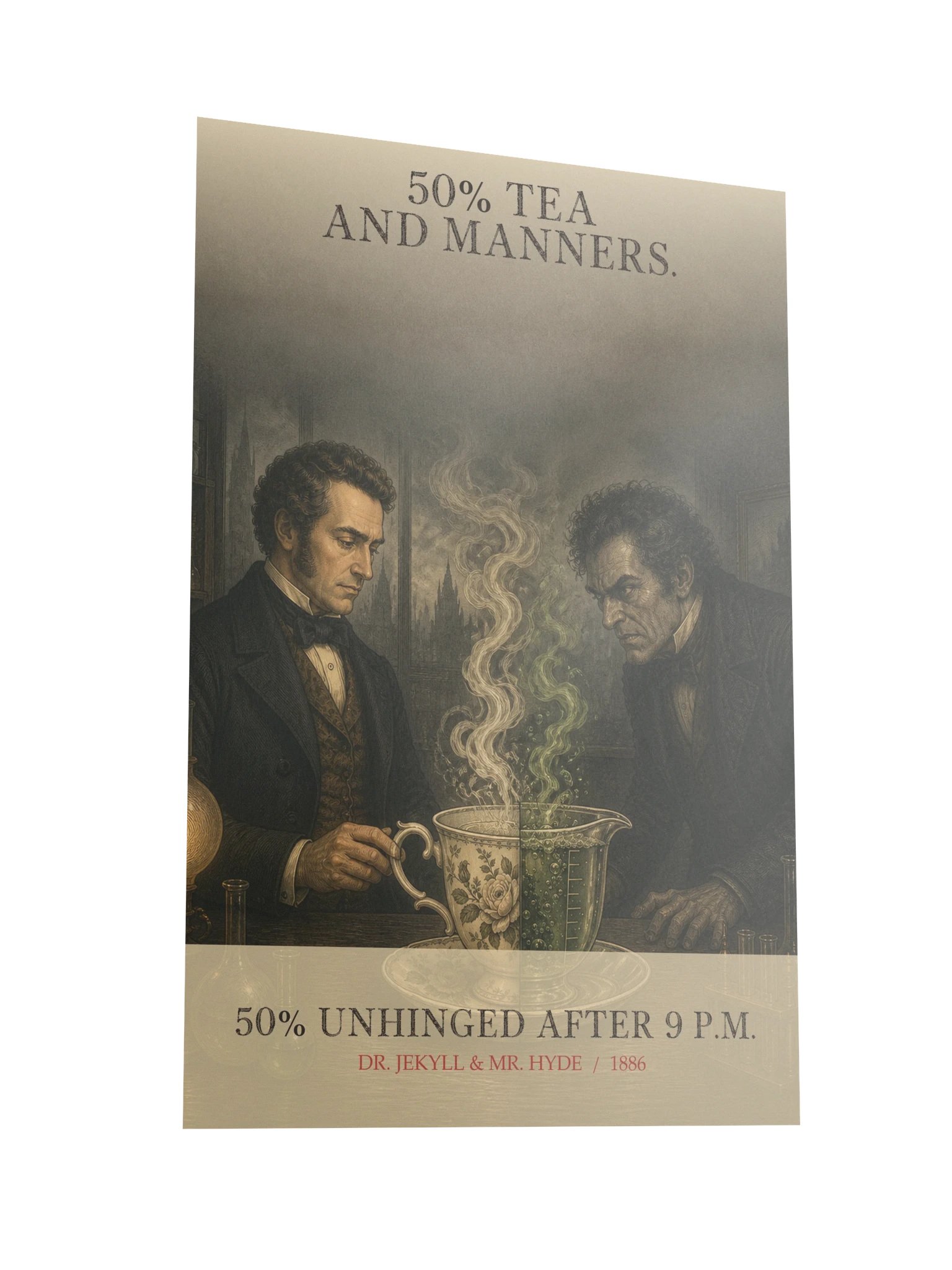 Tea Manners Unhinged -- The Strange Case of Dr Jekyll and Mr Hyde Art Print product image (10)