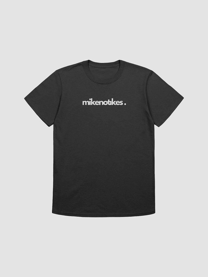 Mikenotikes T-shirt (White lettering) product image (1)
