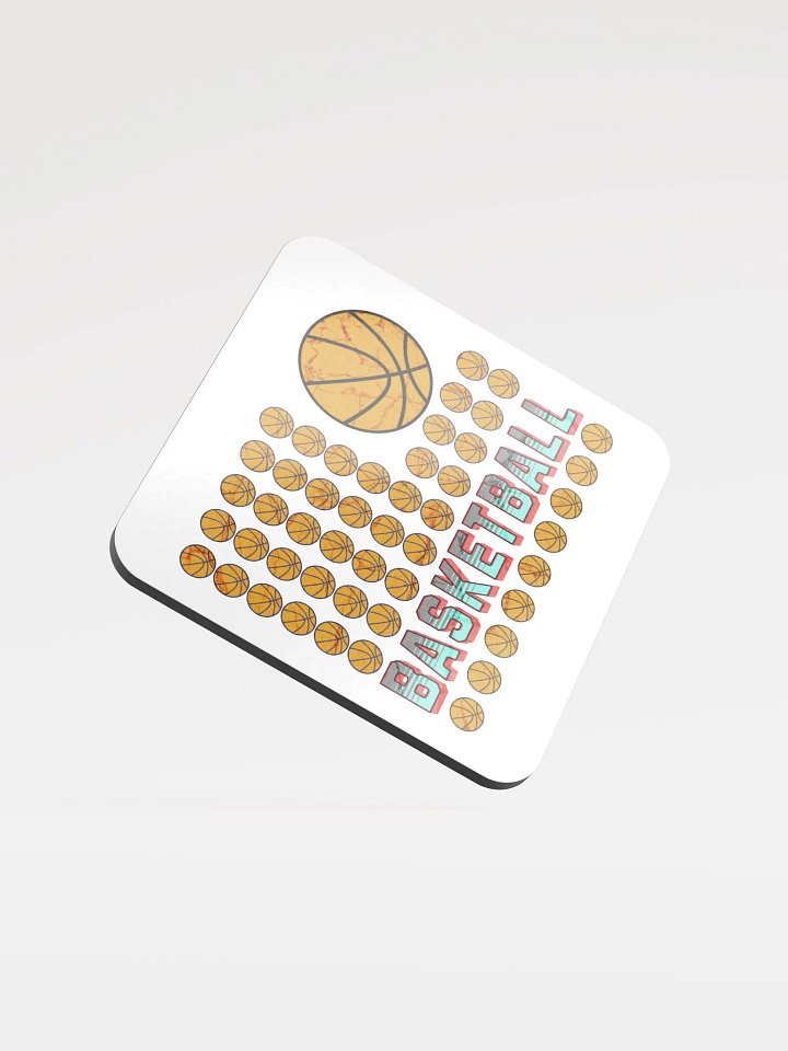 US Flag Basketball Swish & Protect Cork Coaster product image (2)