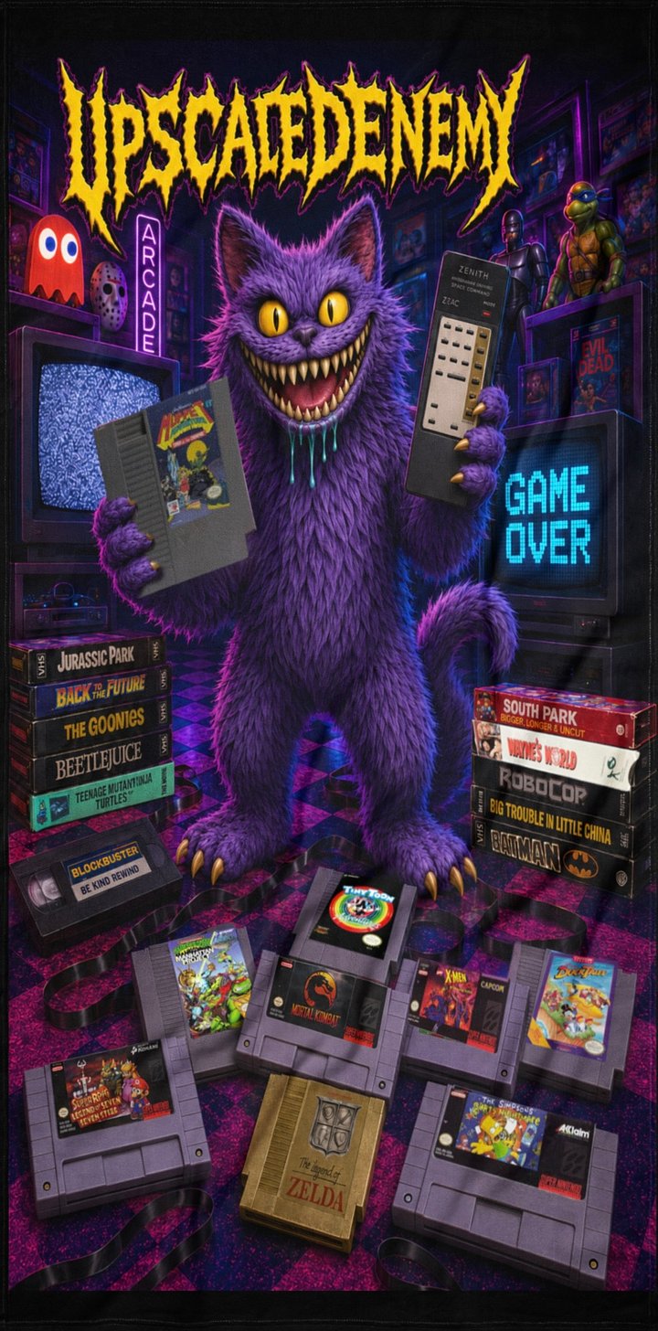 Upscaled - Nostalgia Fuel! Limited Edition Beach Towel product image (1)