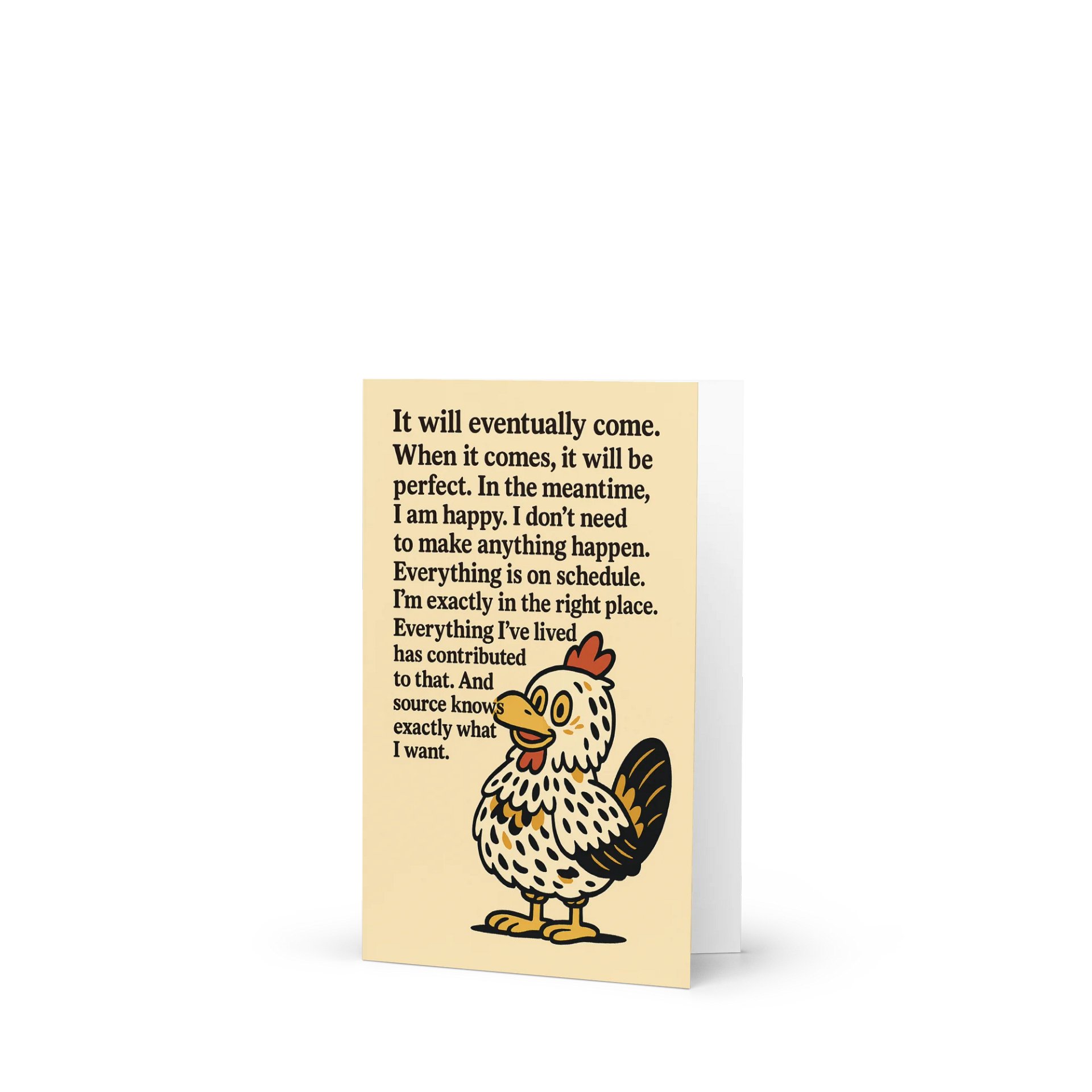 Abrahen Chicks - It Will Eventually Come - Card product image (4)