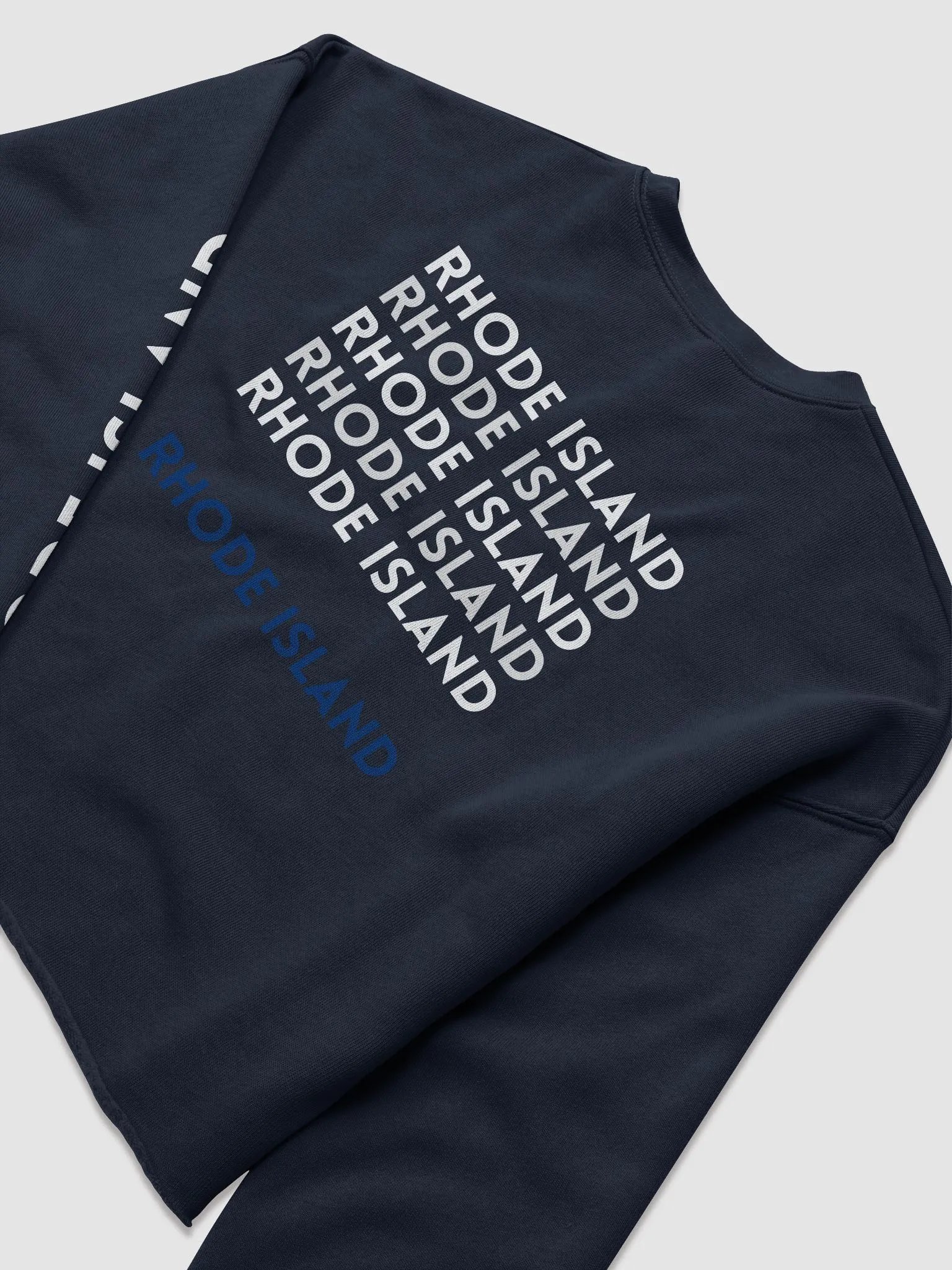 Rhode Island Sleeve Crop Sweatshirt (Midweight Fabric) product image (8)