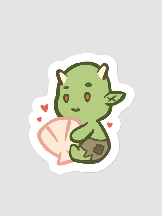 goblin hug Sticker product image (1)