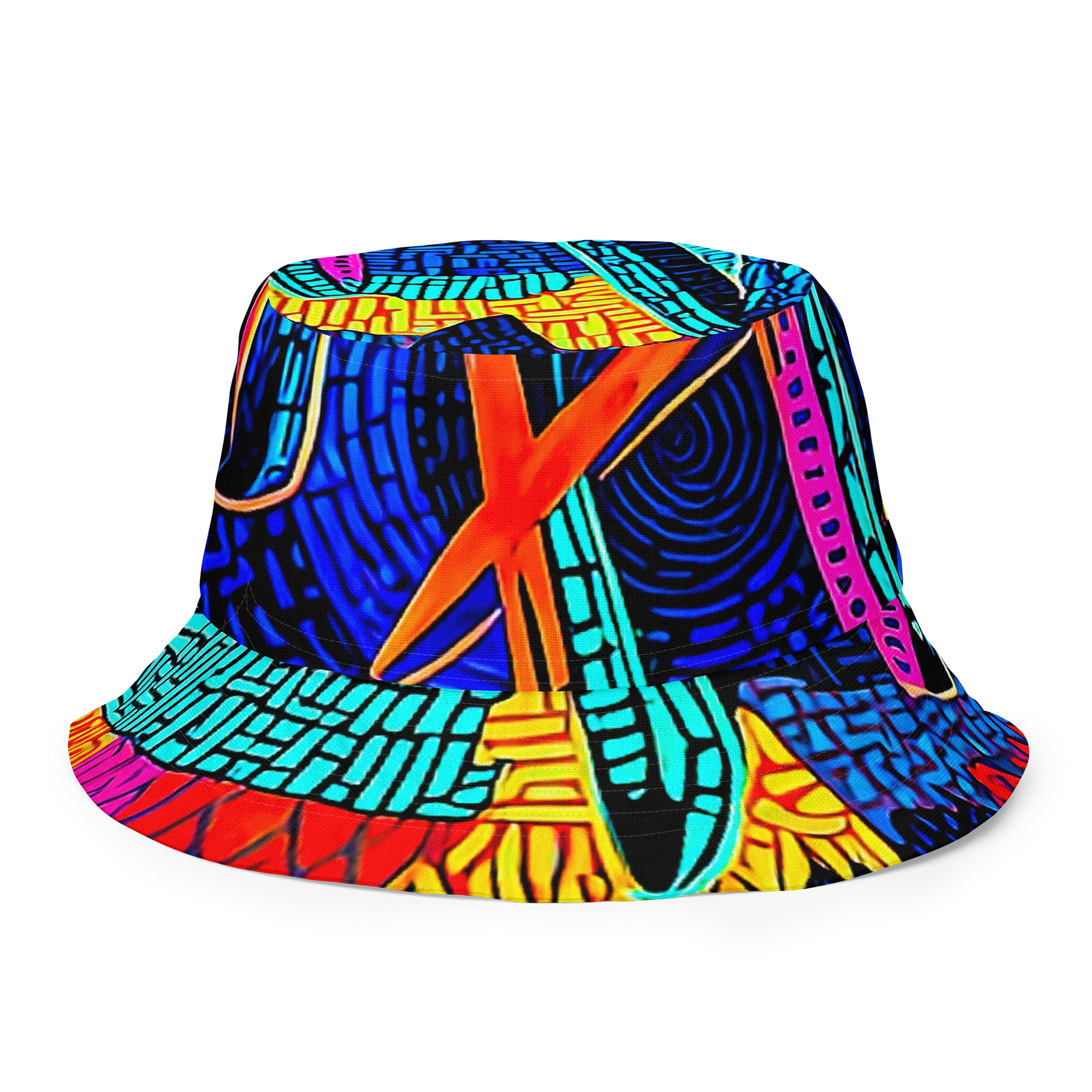 Neon Love Reversible Bucket Hat product image (8)