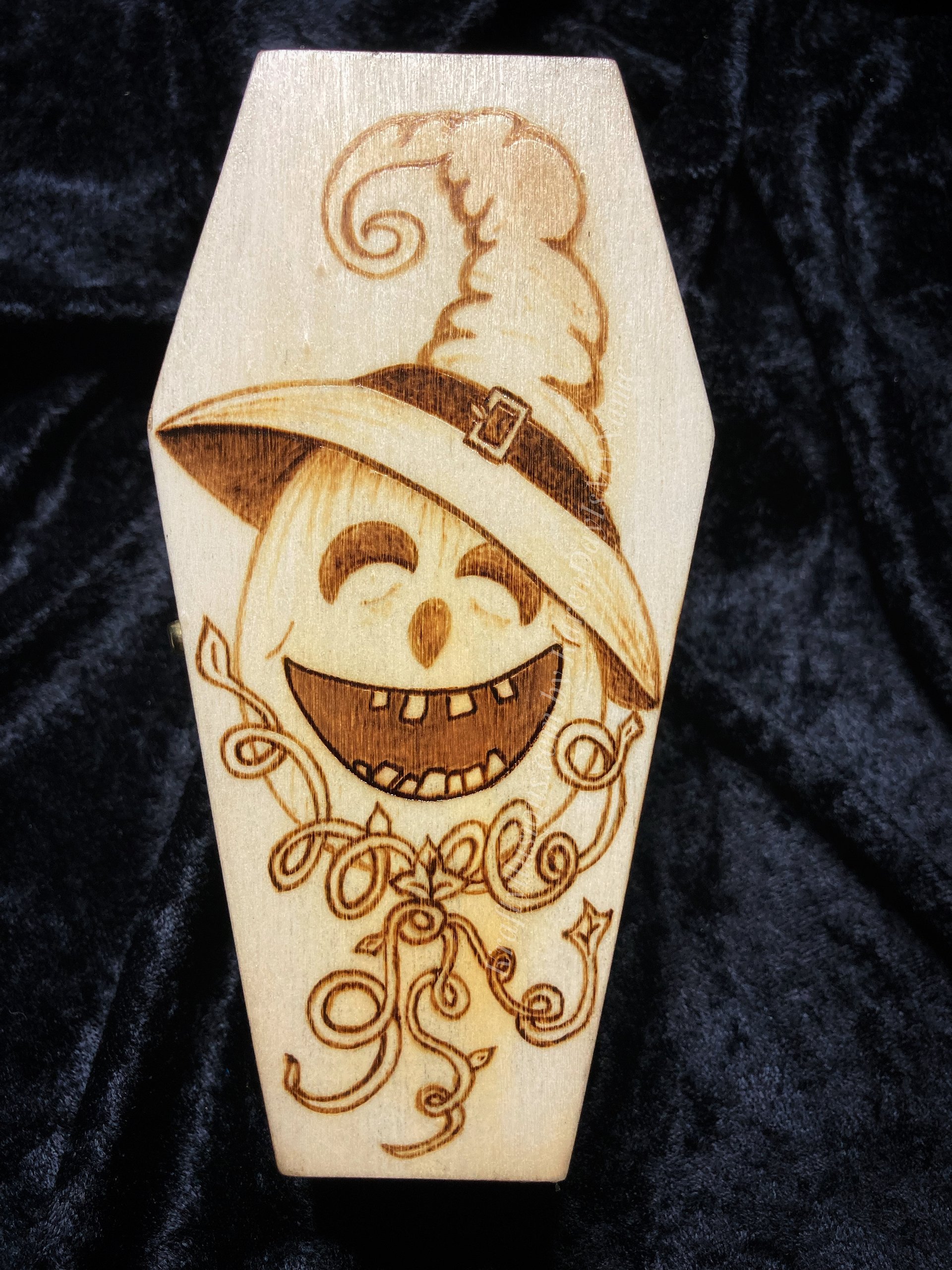 Peculiar Pumpkin Coffin Trinket Box - St. Jude product image (1)