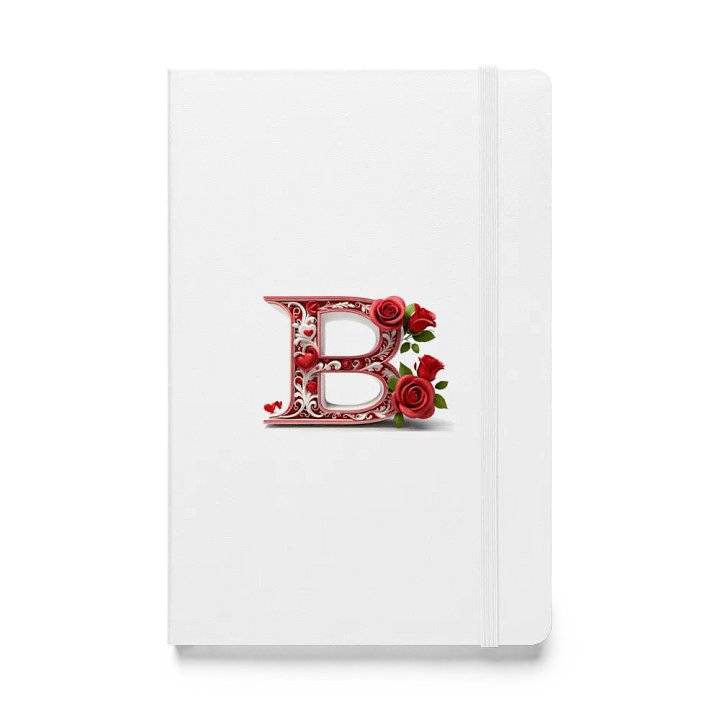 Valentine’s Monogram Letter B(5) White Journal product image (1)