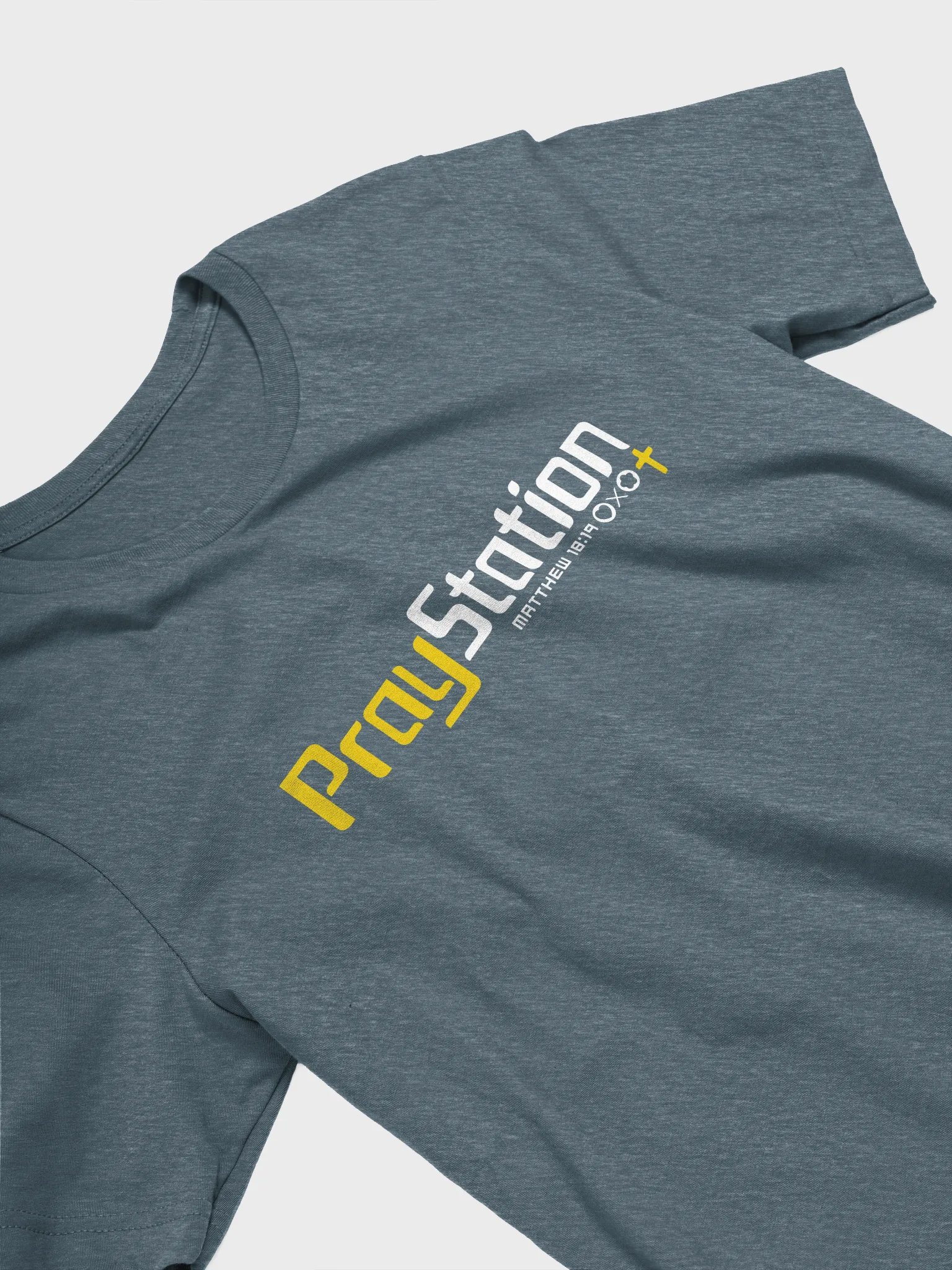 LXA PrayStation Logo Tee | Love X Aloha - Faith Collection | Premium Christian Apparel product image (3)