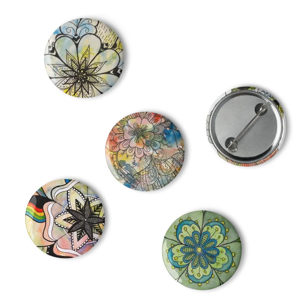 Floral Fantasy Pin Button Set product image (15)