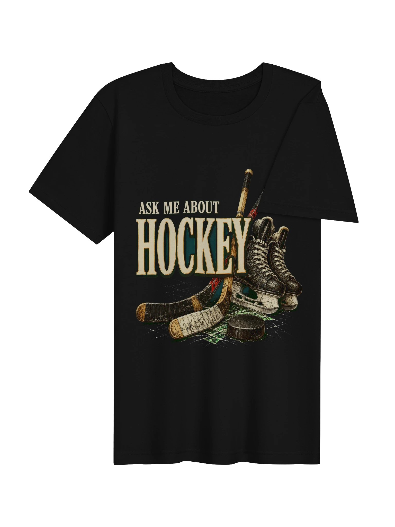 Ask Me About Hockey Tee product image (19)