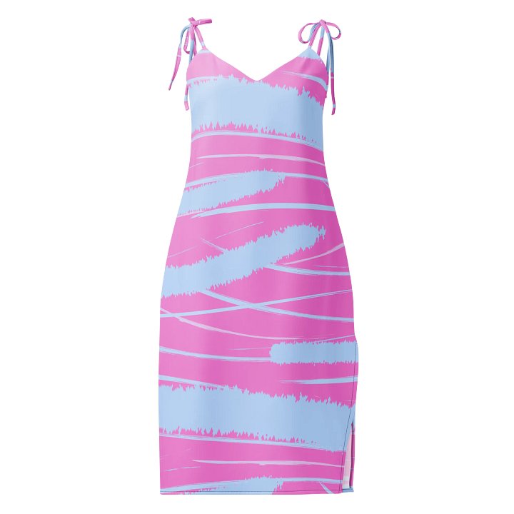 Abstract Brush Strokes Slip Dress product image (1)