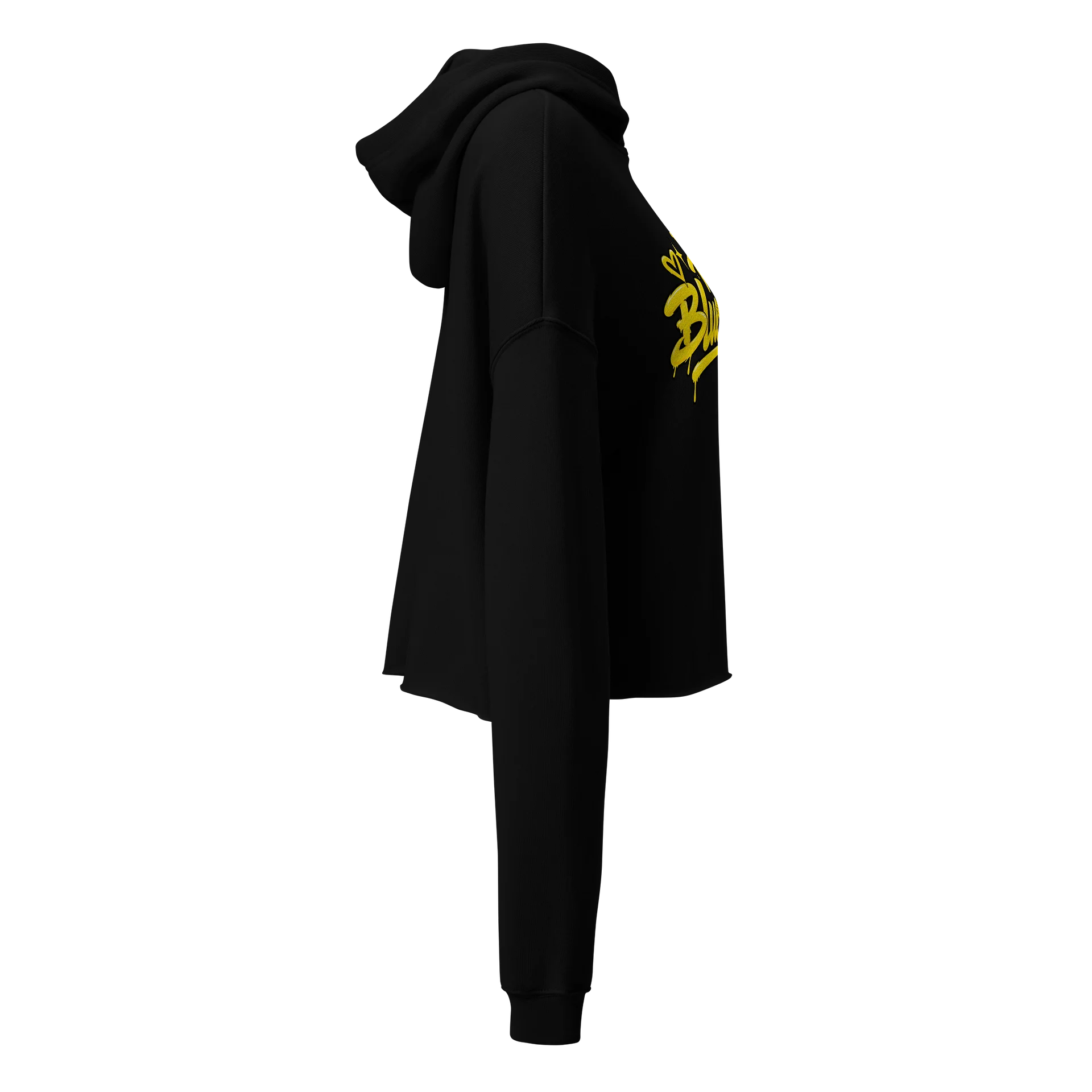 HERitage The Blueprint Crop Hoodie In Yellow product image (4)