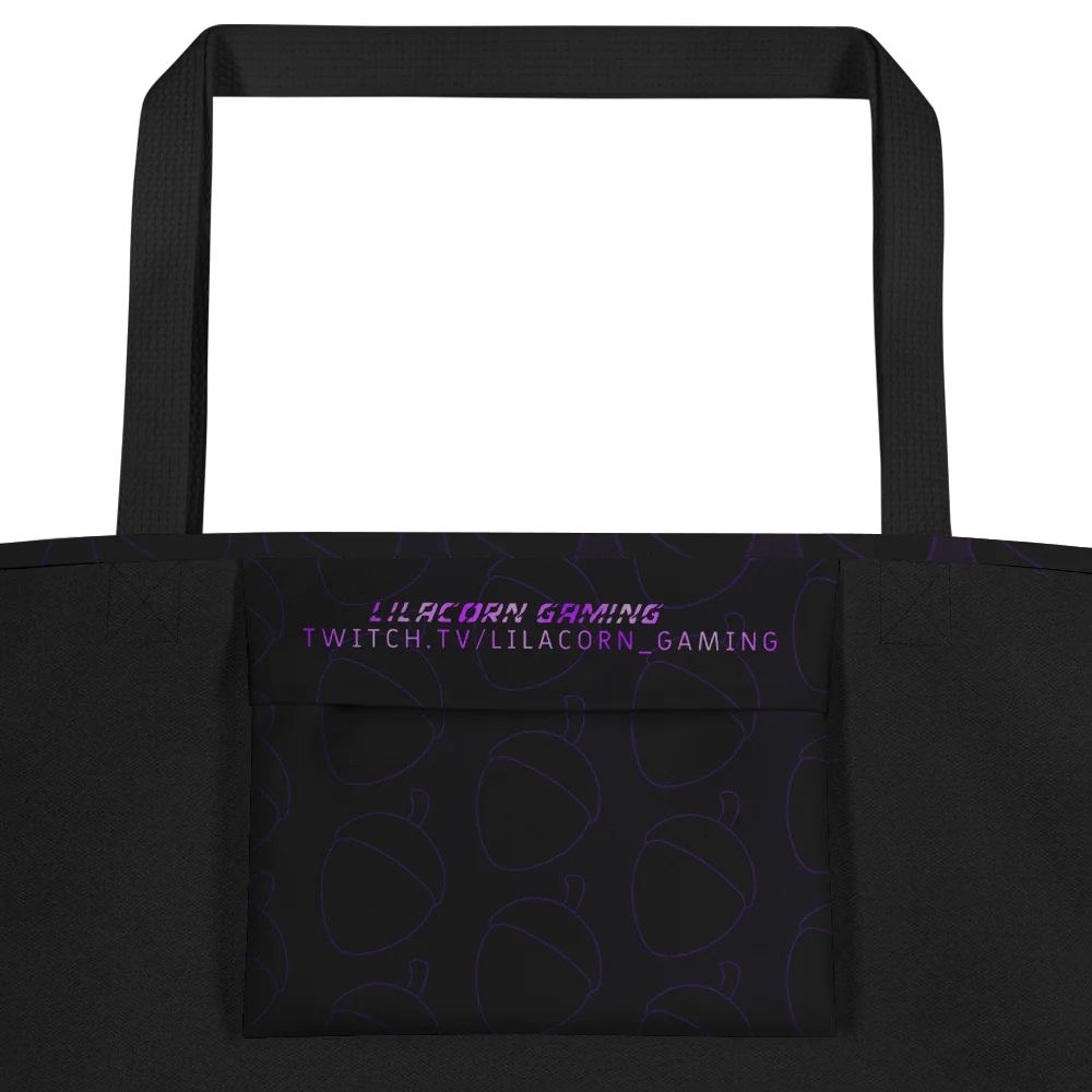 Purple Dot Grid All-Over Print Tote Bag product image (3)
