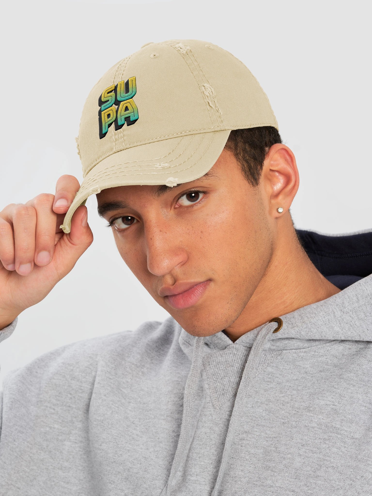 Supa Stack Distressed Hat product image (6)