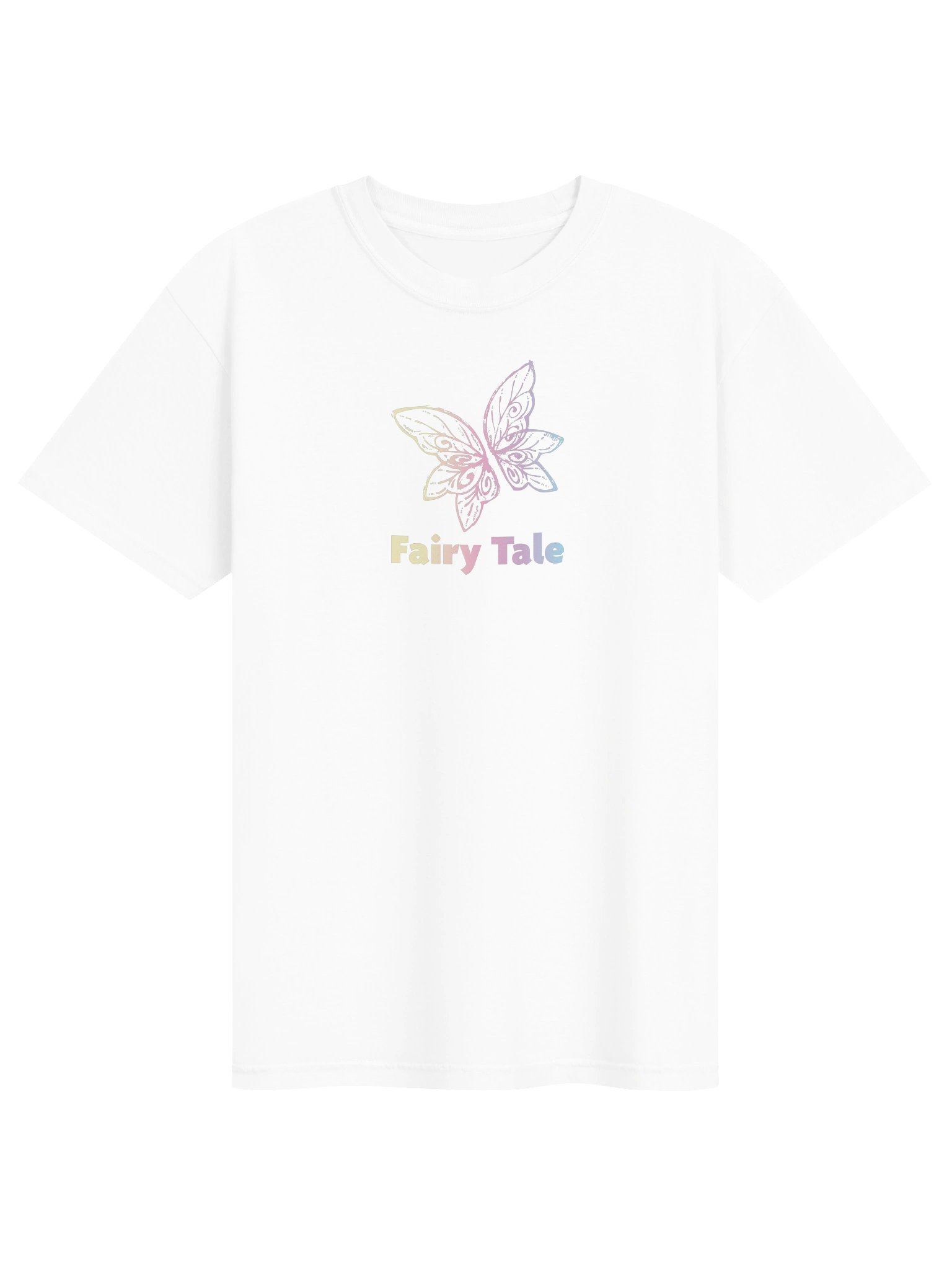 Rainbow Fairy Wings Adult Tee product image (1)