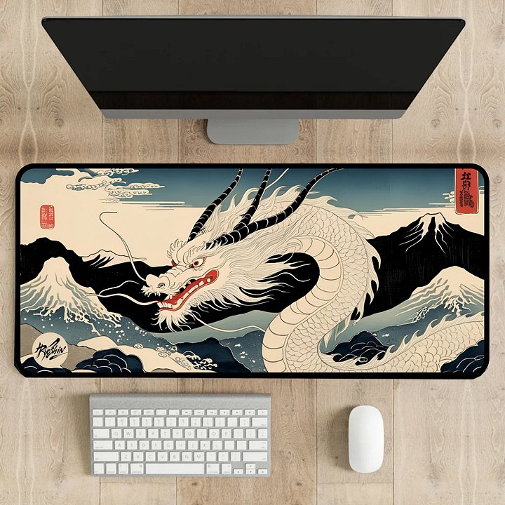 Ryoshin - Pure Serenity (Junpaku no Seijaku), Ancient Ryū Collection, Desk Mat product image (1)