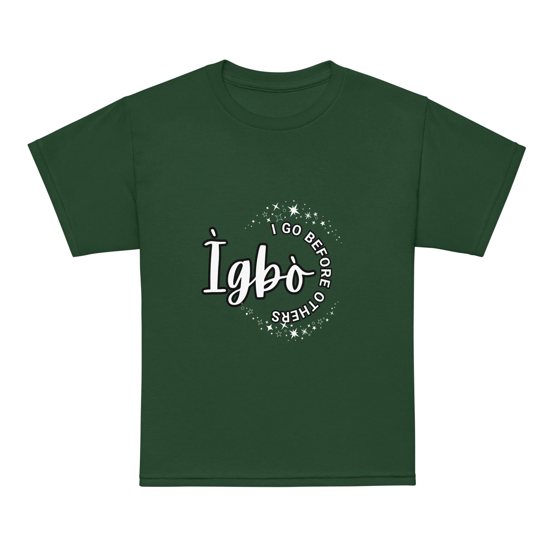 I GO BEFORE OTHERS Youth Sports Dark Tees product image (15)