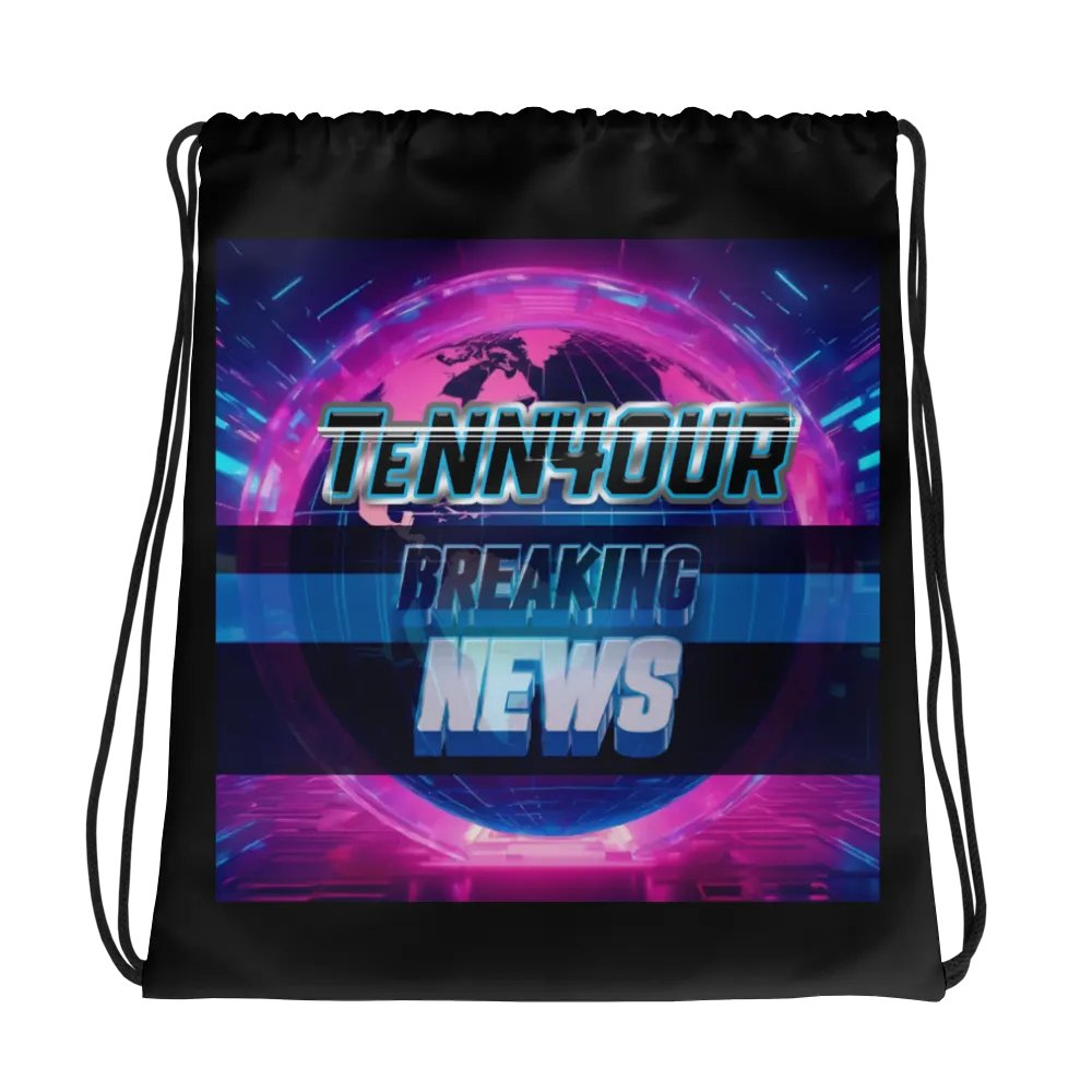 Breaking TeNN4OUR News Drawstring Bag product image (1)
