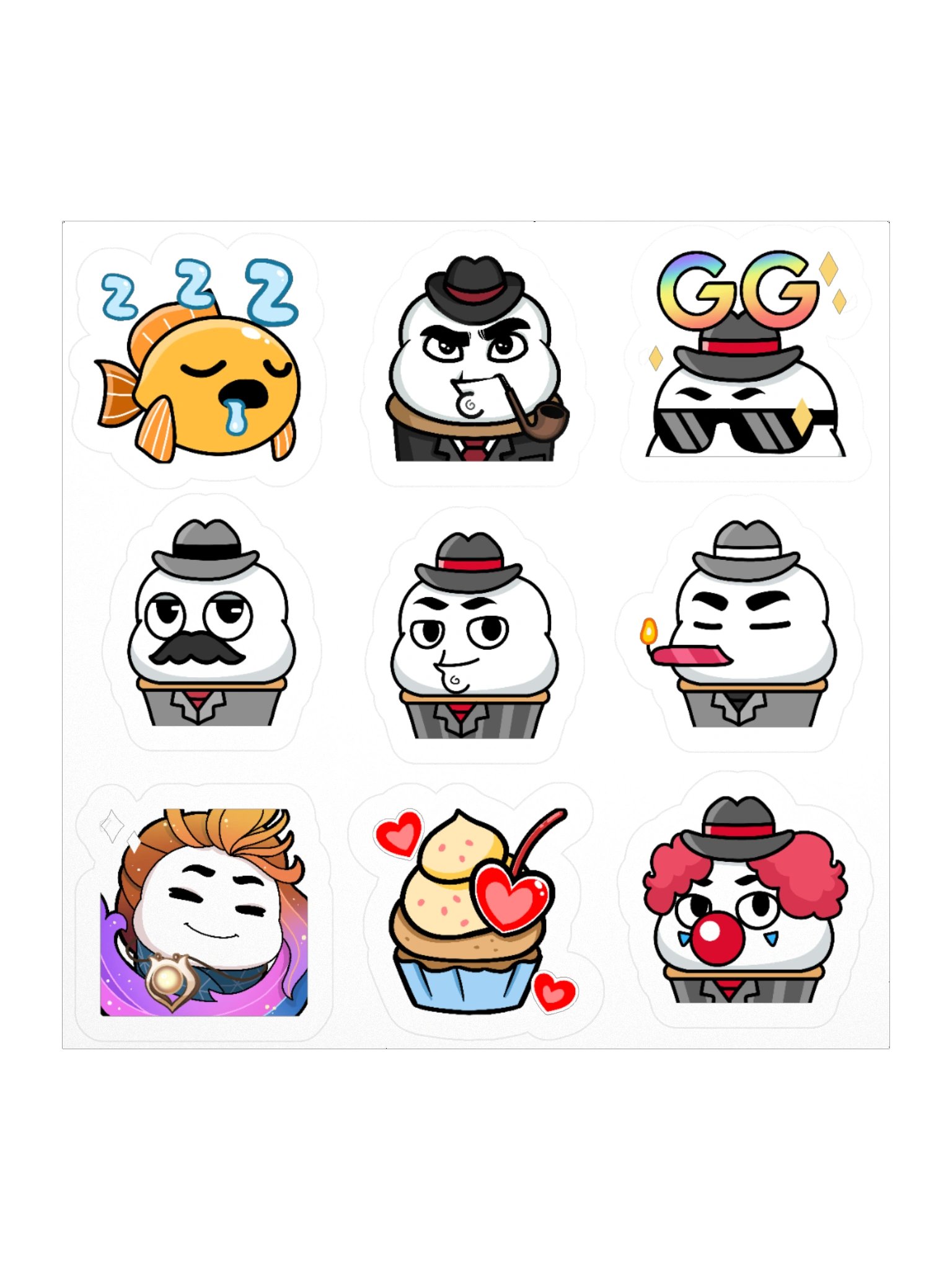 Cupcake Sticker Set product image (1)