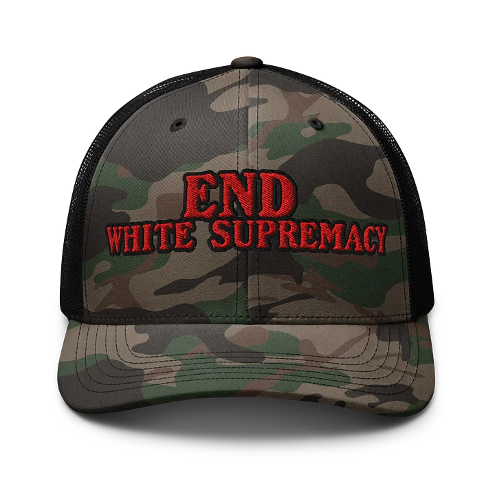End White Supremacy Camo Hat product image (1)