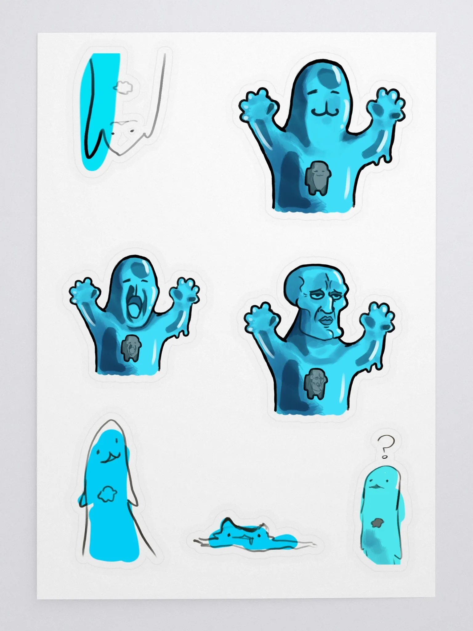 Blobert Goopington Sticker sheet product image (3)