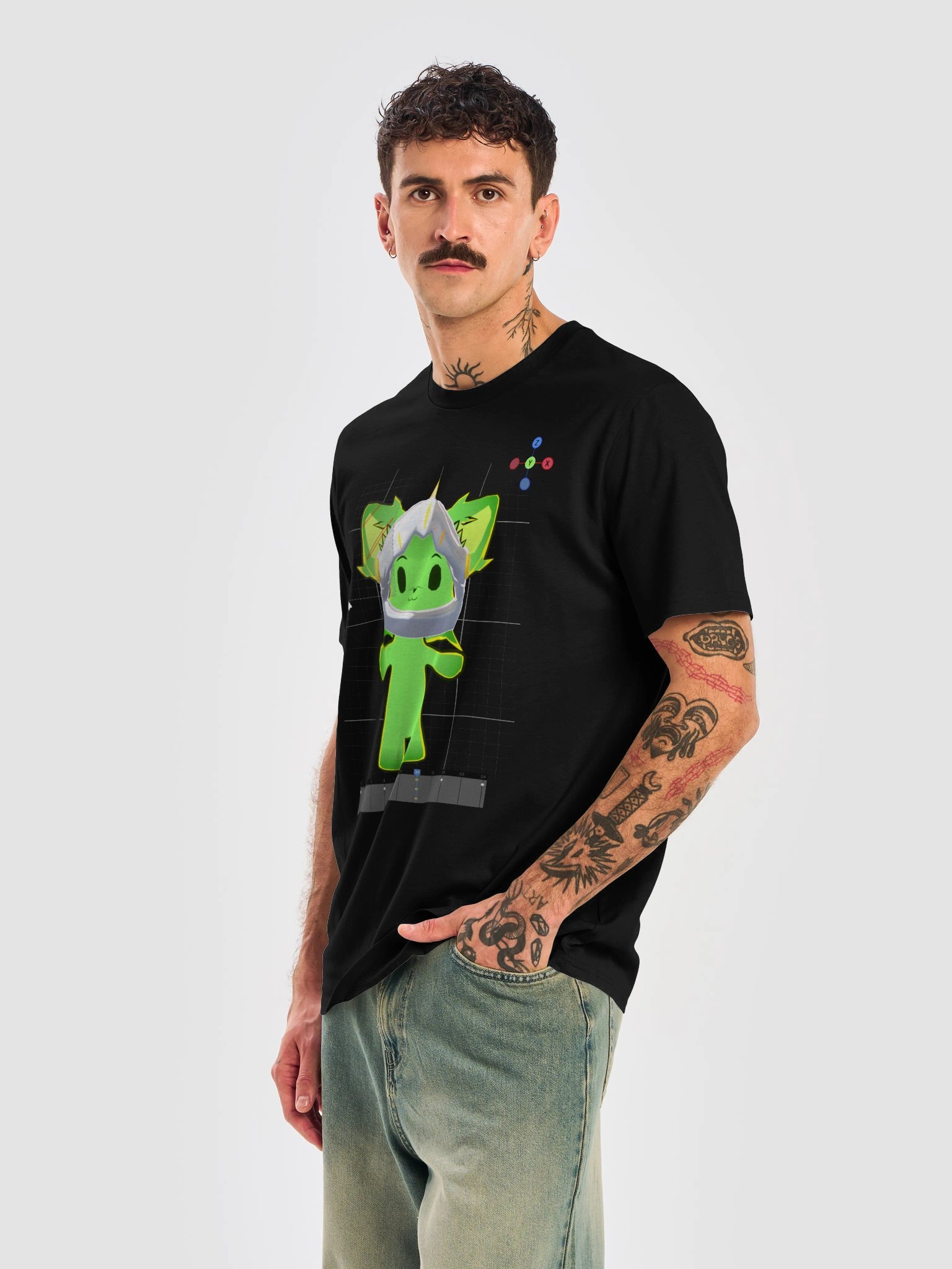 T-shirt Pousse "T-pose" product image (4)