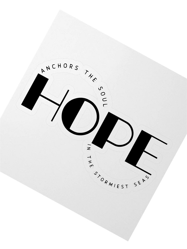 Hope Message Kiss Cut Stickers product image (2)