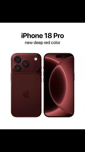 Apple is reportedly testing a new deep red color option for the iPhone 18 Pro and iPhone 18 Pro Max 🔥