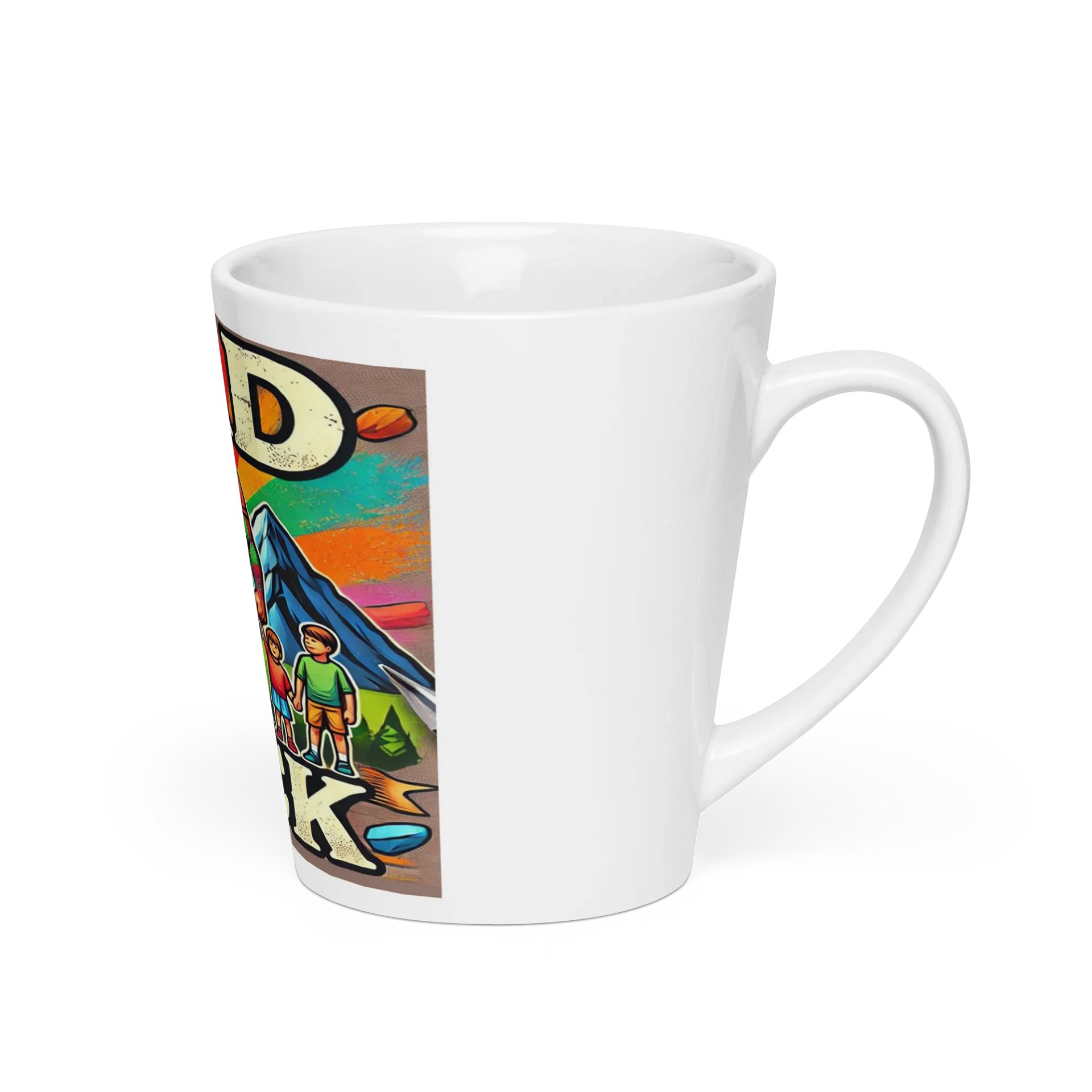 DAD THE ROCK Latte Mug product image (2)