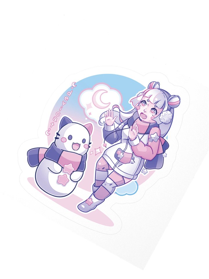 CandiCat SnowGirl & SnowCat 2025 Sticker product image (2)