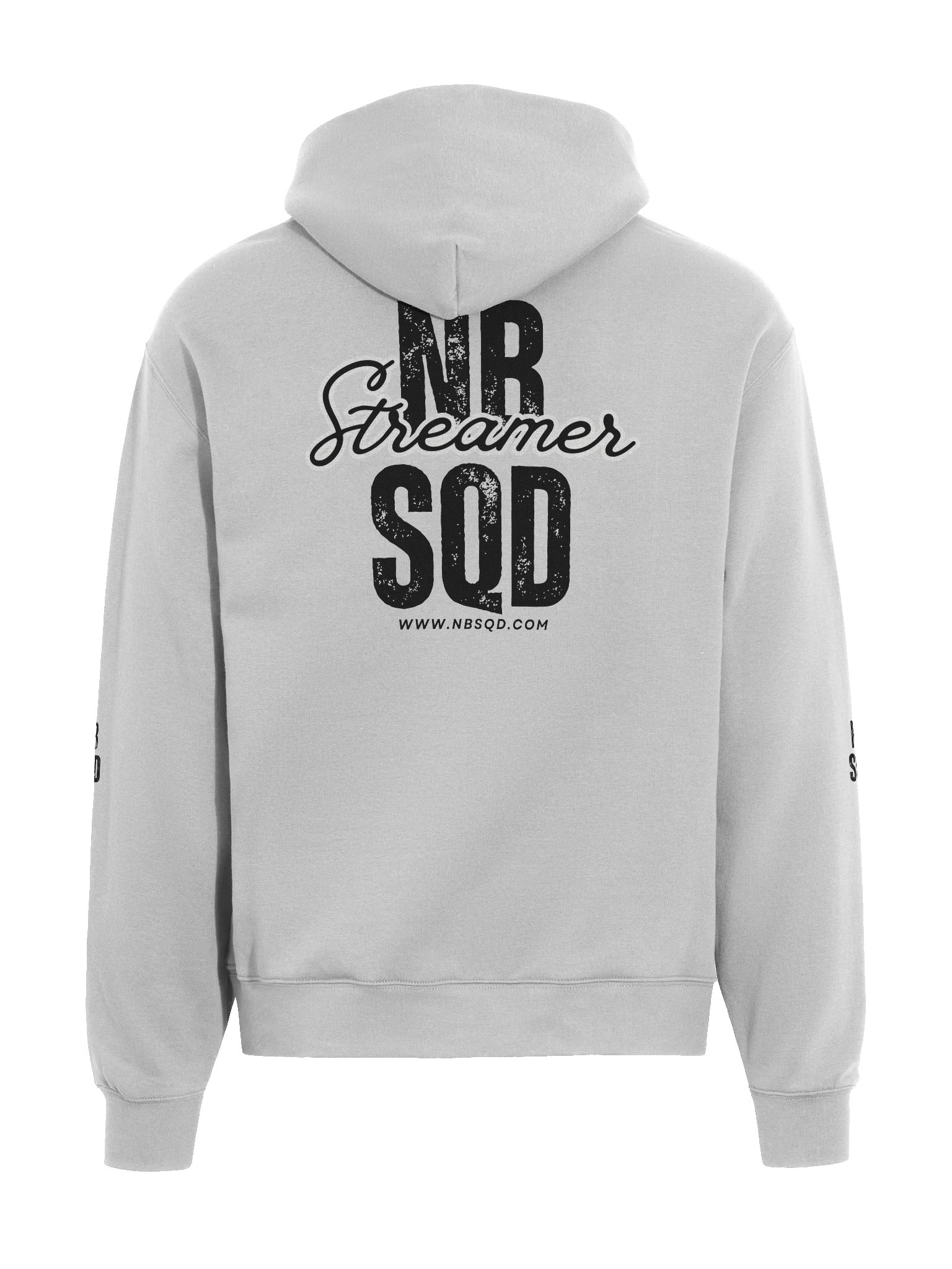 Official Noobsquad Black Unisex Light Grey/White Hoodie product image (5)