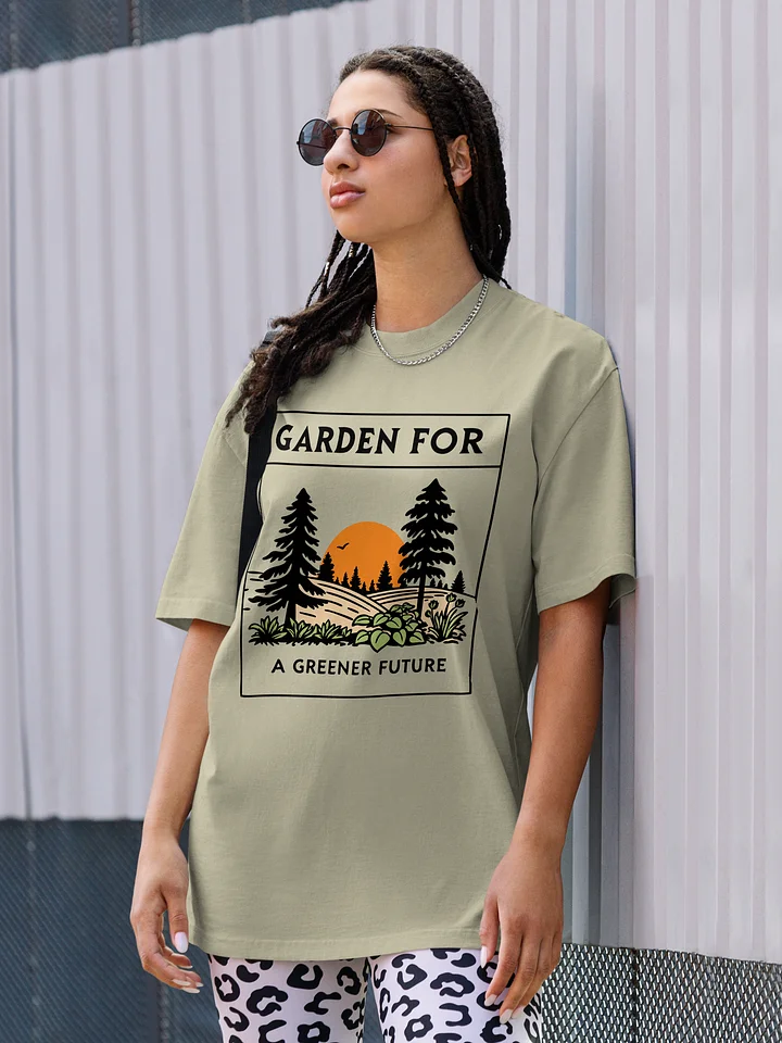 Garden for a Greener Future! Oversized Tee product image (1)