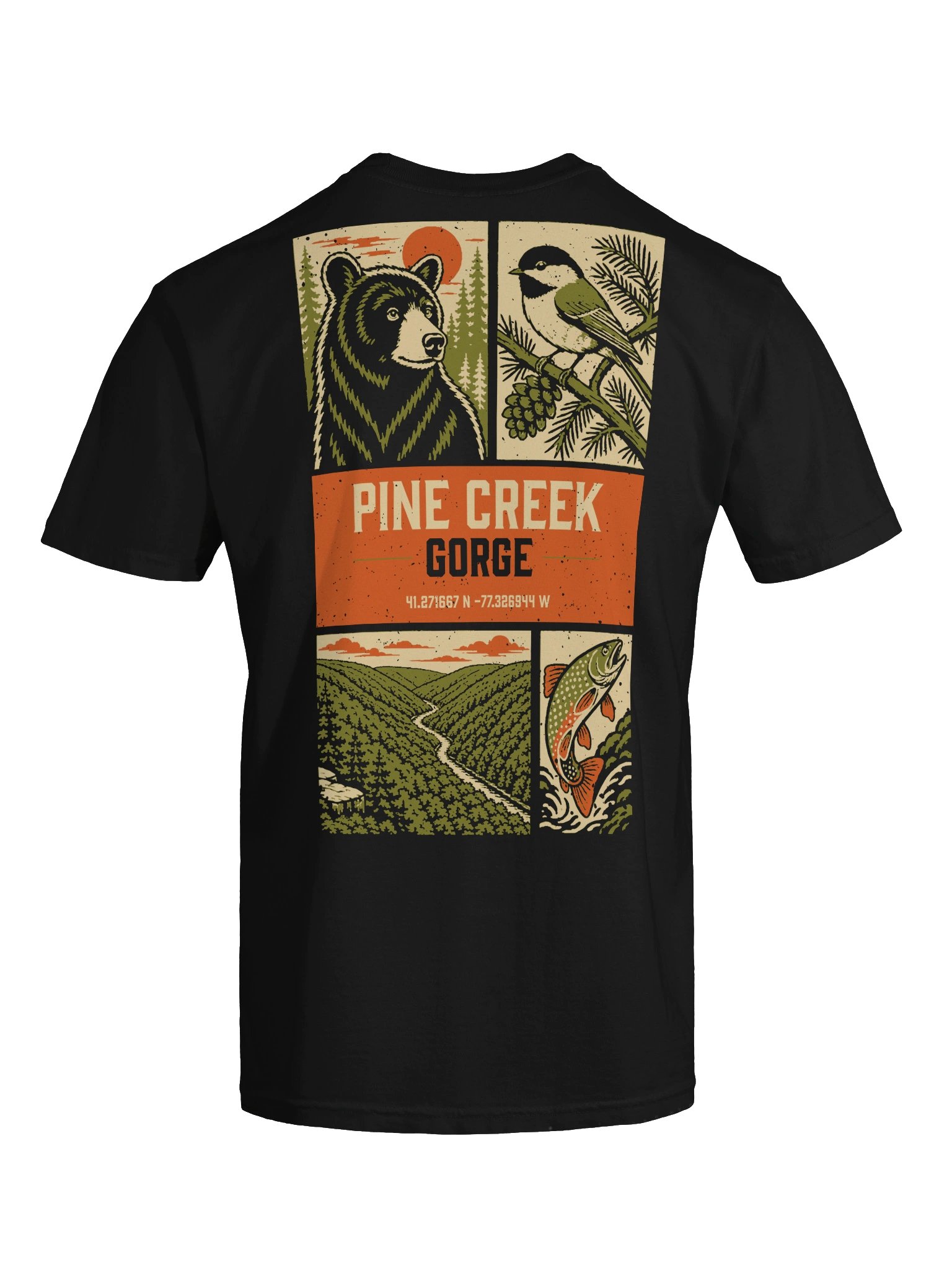 Pine Creek Gorge Comfort Colors Tee product image (7)