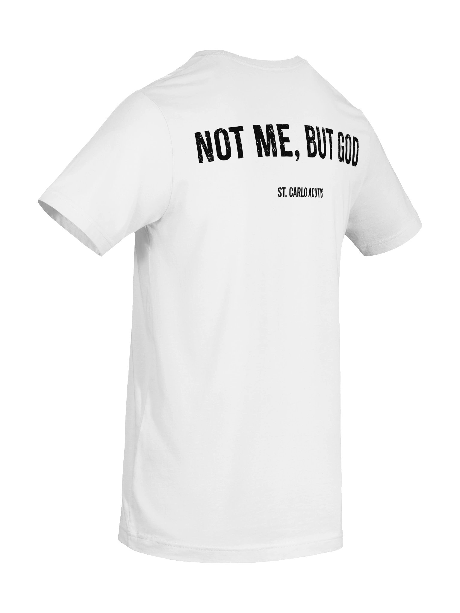 St. Carlo Acutis "Not Me, But God" T-Shirt product image (8)