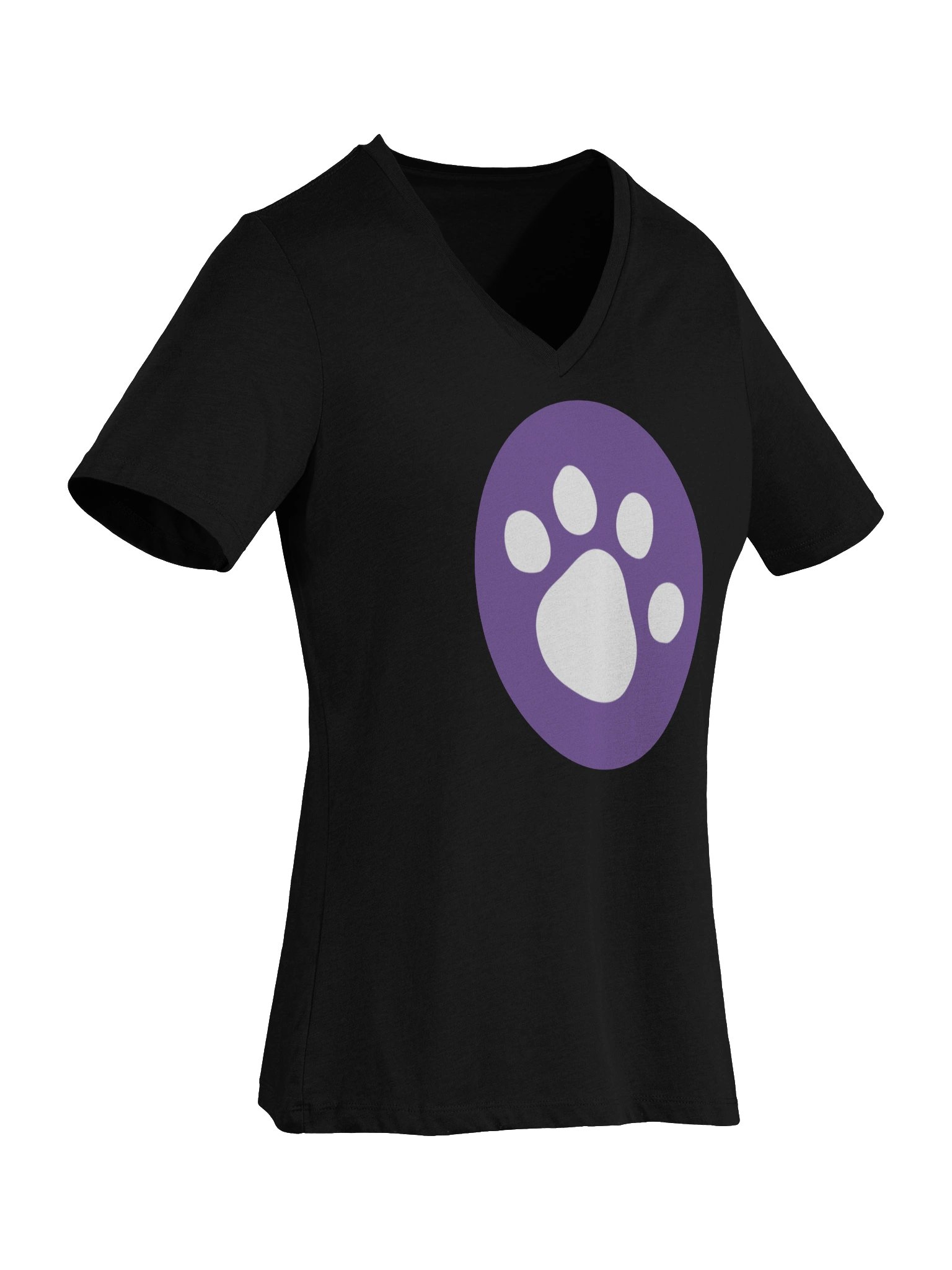 Purple Pawprint V-Neck product image (7)