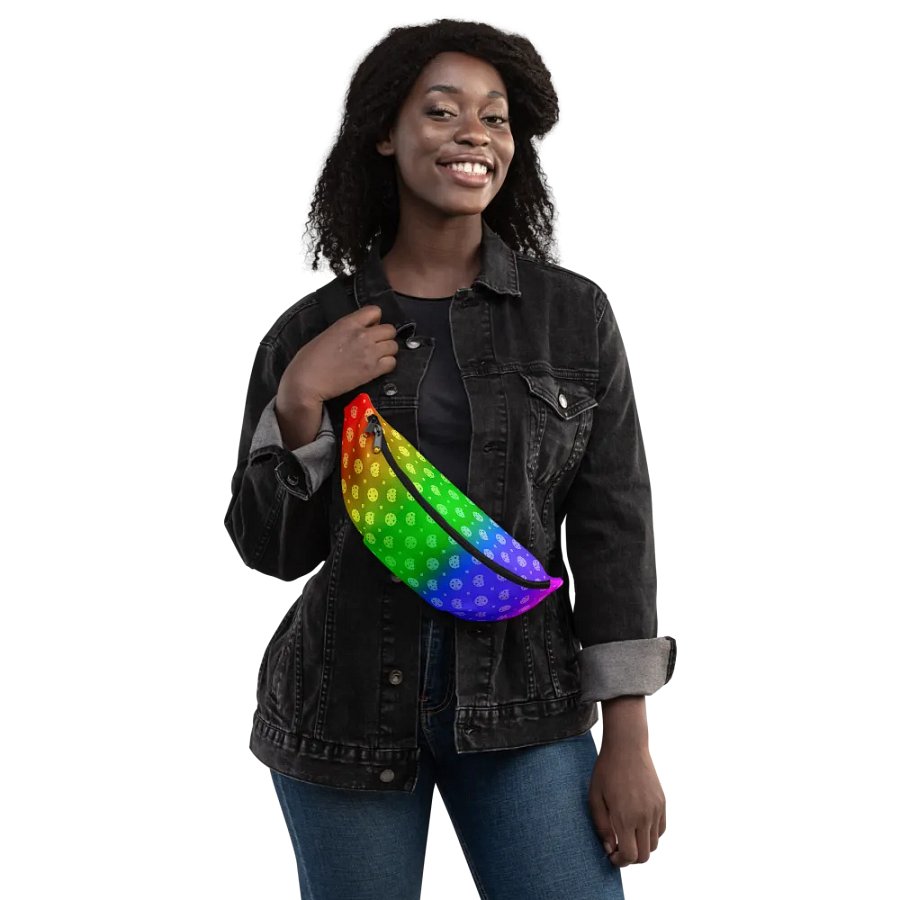 8-Bit Cookie Pattern-Rainbow Fanny Pack product image (10)