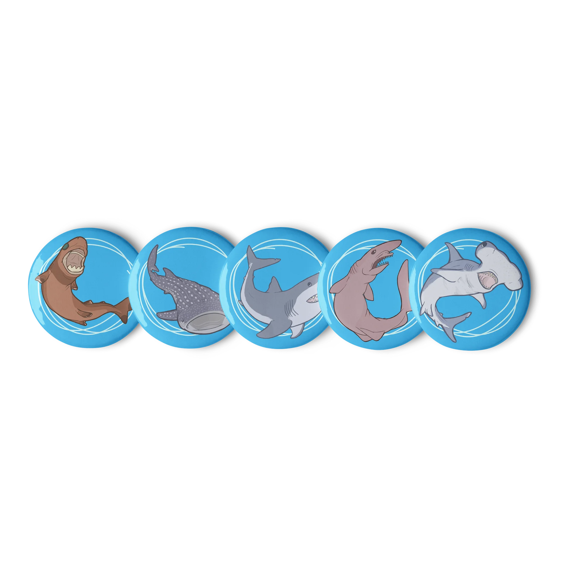 Shark Pins - set 1 product image (1)