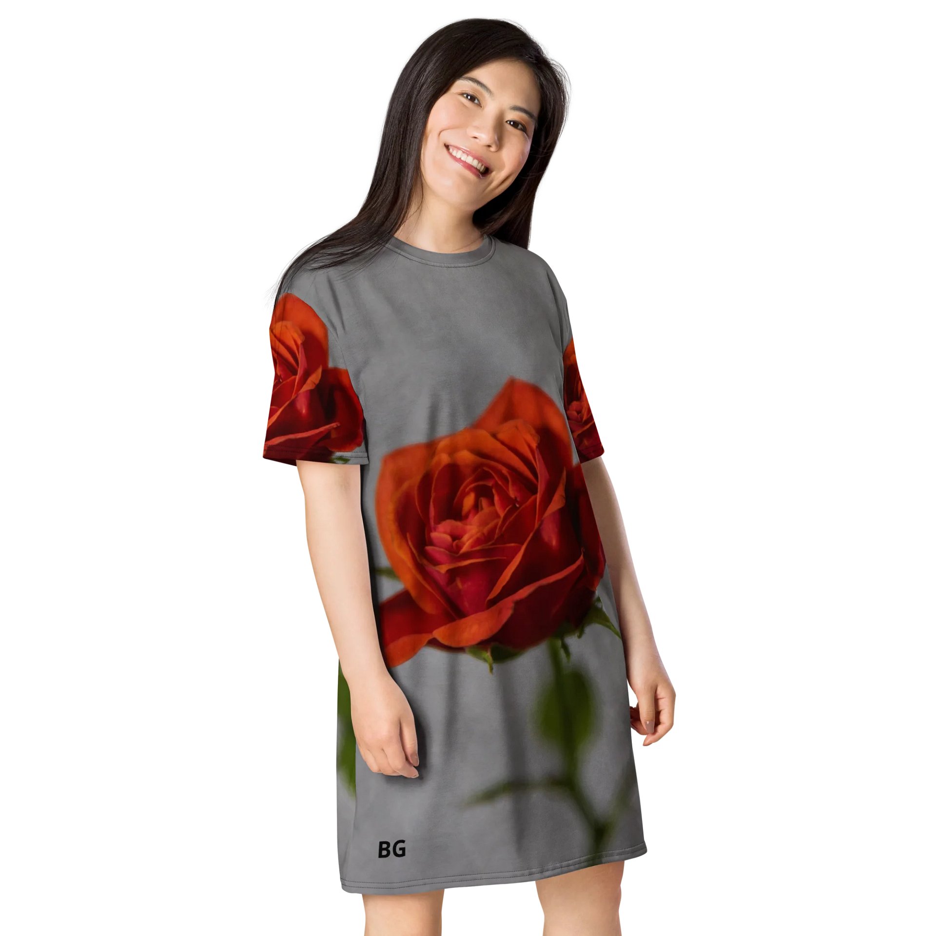 'Love Me' All-Over T-Shirt Dress product image (4)